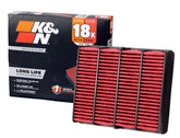 K&N front packaging showing KNA-2054 and long-life benefit
