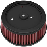 K&N HD-0800 front view showing filter shape and increased airflow benefit