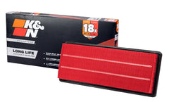 K&N KNA-2936 front view showing durable frame and shape for easy fit