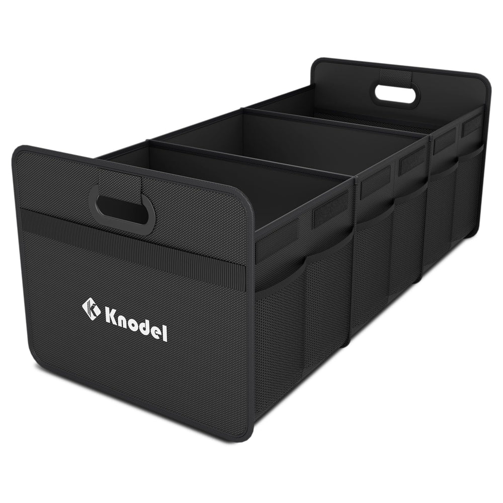 K KNODEL front view showing large black organizer and tidy storage benefit