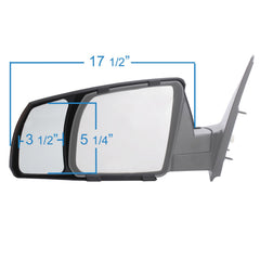 Fit System K SOURCE folded position demonstrating compatibility with factory mirror folding