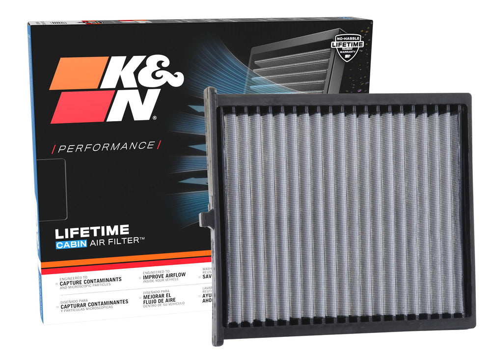 K&N VF2056 front packaging showing product and benefits