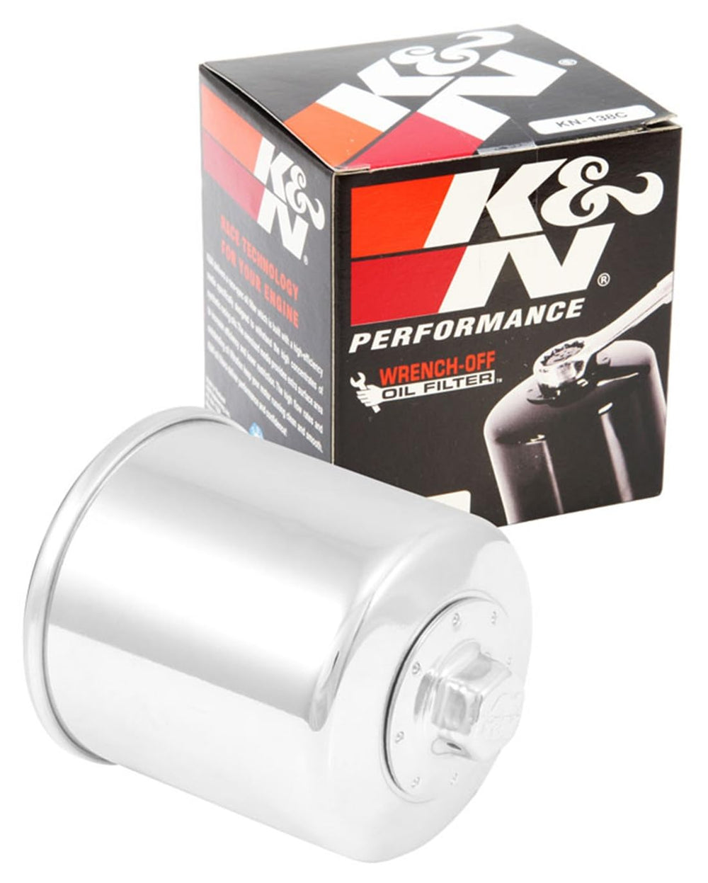 K&N KN-138C front view showing durable design and quick fit benefit