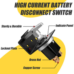 KACOLA close-up of two 10mm studs demonstrating easy cable connection and reliable conductivity