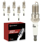 KacuYelin front packaging showing six iridium spark plugs and vehicle compatibility benefits