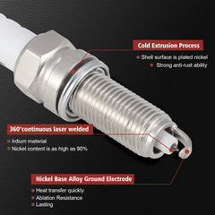 KacuYelin iridium spark plug tip detail illustrating durable electrode for consistent spark