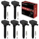 KacuYelin front packaging showing complete six-coil and spark plug kit for easy identification and convenience