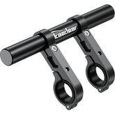 Kaedear clamp bar front view showing clean mount and discreet black finish for neat setup