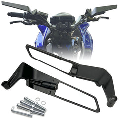 KAIQIVEM front-mounted mirror showing compact profile and improved rear visibility