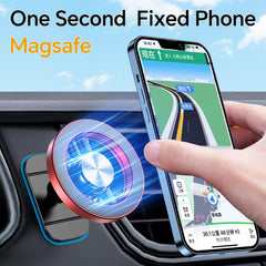 Kaistyle side profile with iPhone mounted demonstrating compact space-saving benefit