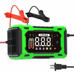 kalonwell front view showing unit and LCD, highlights smart charging benefits