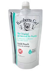 Kanberra refill pouch front view showing brand and size, highlights eco-friendly refill