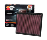 K&N 33-2286 front packaging showing model and fitment benefit