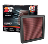 K&N 33-5120 front packaging showing product benefits and fitment