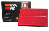 K&N KNA-2381 front view showing precise fit and durable construction benefit