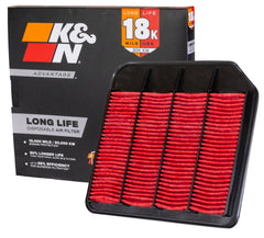 K&N KNA-2456 front view showing shape and fit for quick replacement
