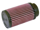 K&N front view showing RD-0720 round clamp-on filter and ready-to-install benefit