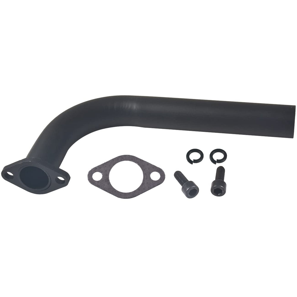 KANECJDL exhaust header front view showing flange and bolt holes for accurate fit