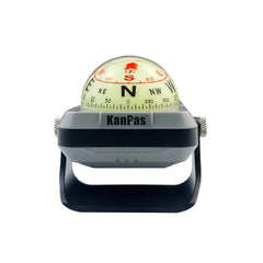 KanPas front view of dashboard compass showing compact design and clear benefit