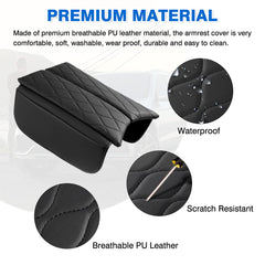 Karltys close-up of leather texture and stitching for durable comfort