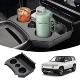 Karltys front view console tray showing organized storage and improved access