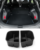 Karltys front view installed in Corolla Cross trunk shows tidy storage benefit