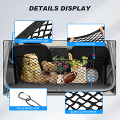 Karltys net holding groceries to prevent shifting during drives