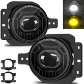 KARSAM front view installed on Jeep showing modern fog light look and improved visibility