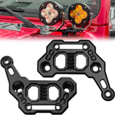 KARSAM front view mounted on Jeep showing secure dual light placement and improved visibility