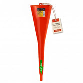 KarZone funnel front view showing durable oval neck and wide mouth for neat pours