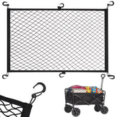 Kaskawise front view on folding wagon showing secure coverage and quick setup