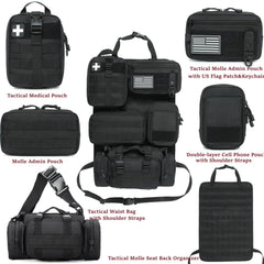 Katadem close-up of MOLLE webbing highlighting secure attachment