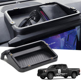 Katorn front view dash tray showing slim profile and organized storage benefit