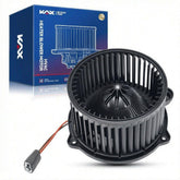 KAX blower motor front view showing compact OE-style housing for easy replacement