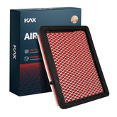 KAX CA12260 front view showing full filter and packaging, clear fit benefit