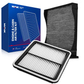 KAX engine and cabin filter kit front packaging showing included parts and benefit convenience