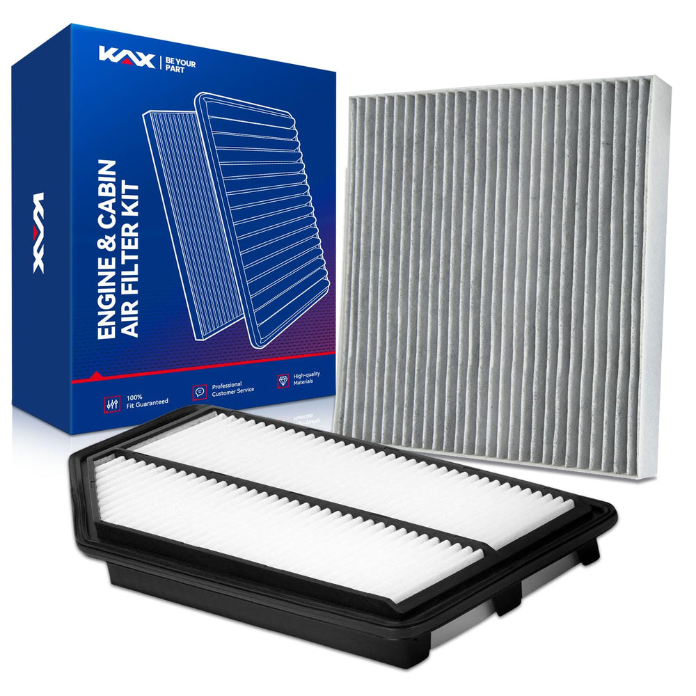 KAX front packaging showing both engine and cabin filters for quick selection