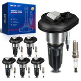KAX front packaging showing six coils and six plugs highlighting complete replacement kit