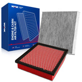 KAX front packaging kit showing both engine and cabin filters and easy purchase benefit