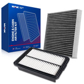 KAX front packaging showing both cabin and engine filters and easy kit benefit
