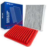 KAX front packaging showing both engine and cabin filters and fitment list