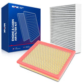 KAX twin filter kit front packaging showing both filters and fitment