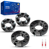 KAX front view of four adapters showing bolt pattern and clean finish, ensures correct fit