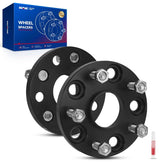 KAX front view of wheel spacers showing complete package and benefit of ready install