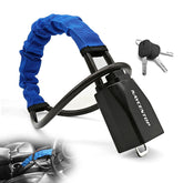 KAYCENTOP front view showing compact blue lock for visible theft deterrence
