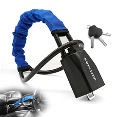 KAYCENTOP front view showing compact blue lock for visible theft deterrence