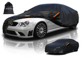 kayme front view of covered Mercedes-Benz CLK showing full protection