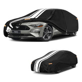 kayme front view on car showing full-body protection and neat fit
