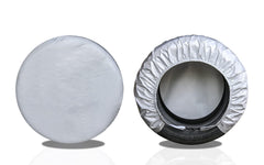 kayme front view tire cover on trailer protecting wheel from sun