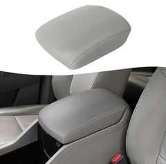 KBH front view of gray armrest cover showing exact fit and clean look